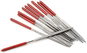 7 Inch 5*180mm 10-Piece Mini Diamond Needle File Set: Essential for Wood, Stone, Metal, And Jewelry Work