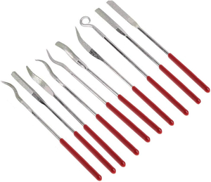 5.5 inch 3x140mm Assorted Mini Diamond Rifler Needle File Set Flat Needle Square Round Shape Rifler Files for Metal Jewelers Glass 