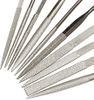 6.5 Inch 4*160mm 10 Mini Diamond Needle Files Your Key To Expert Carving, Shaping, And Engraving