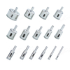 DHO-15-6/50-2 Integrated Steel Hole Opener 20 PCS Diamond Hole Saw Drill Quartz 15pc set