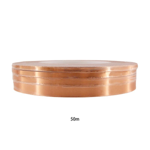 CF-50-4PCS Four In One Set 50 Meters Copper Foil Tape For Stained Glass Conductive Adhesive With Good Shielding Effectiveness Soldering 