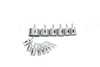 DHO-15-6/50-2 Integrated Steel Hole Opener 20 PCS Diamond Hole Saw Drill Quartz 15pc set