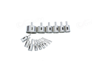 DHO-15-6/50-2 Integrated Steel Hole Opener 20 PCS Diamond Hole Saw Drill Quartz 15pc set