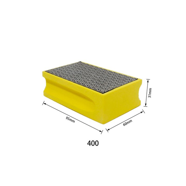 HPA-1-400 Diamond Hand Polishing Pad for Achieving Superior Smoothness and Shine on Hard Surfaces